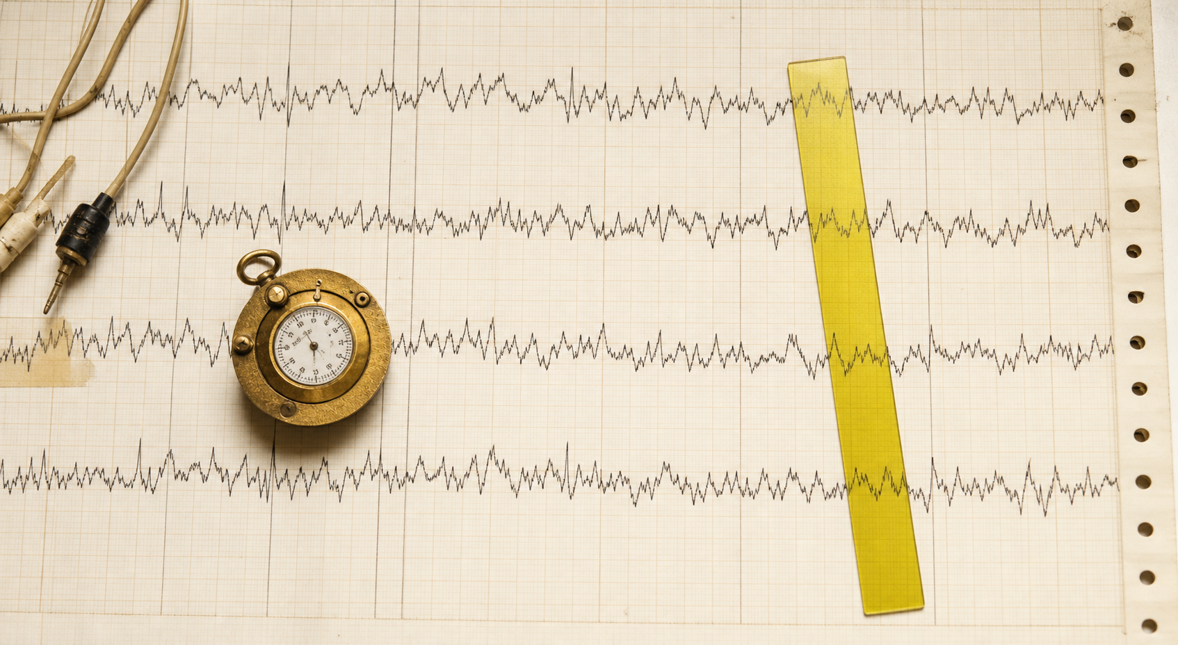 Archival EEG trace and timing instrument